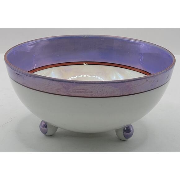 Vintage Noritake M Lusterware Footed Soup Bowl Ladle and Saucer Pattern N‎ N3008 - Picture 8 of 16